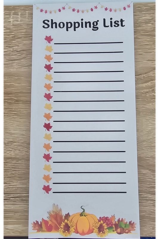 Fall Harvest Stationery Bundle – 3-Piece Notepad Set