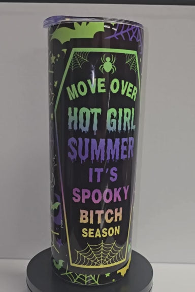 Spooky Bitch Season Tumbler – Green