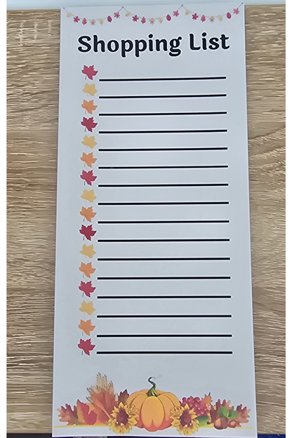 Fall Harvest Stationery Bundle – 3-Piece Notepad Set